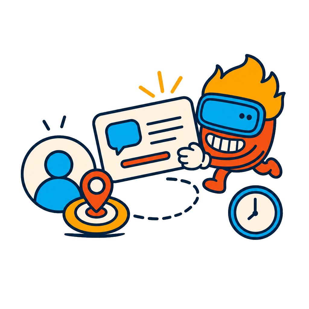 Flicker brings a clear message to the right buyer at the right time.